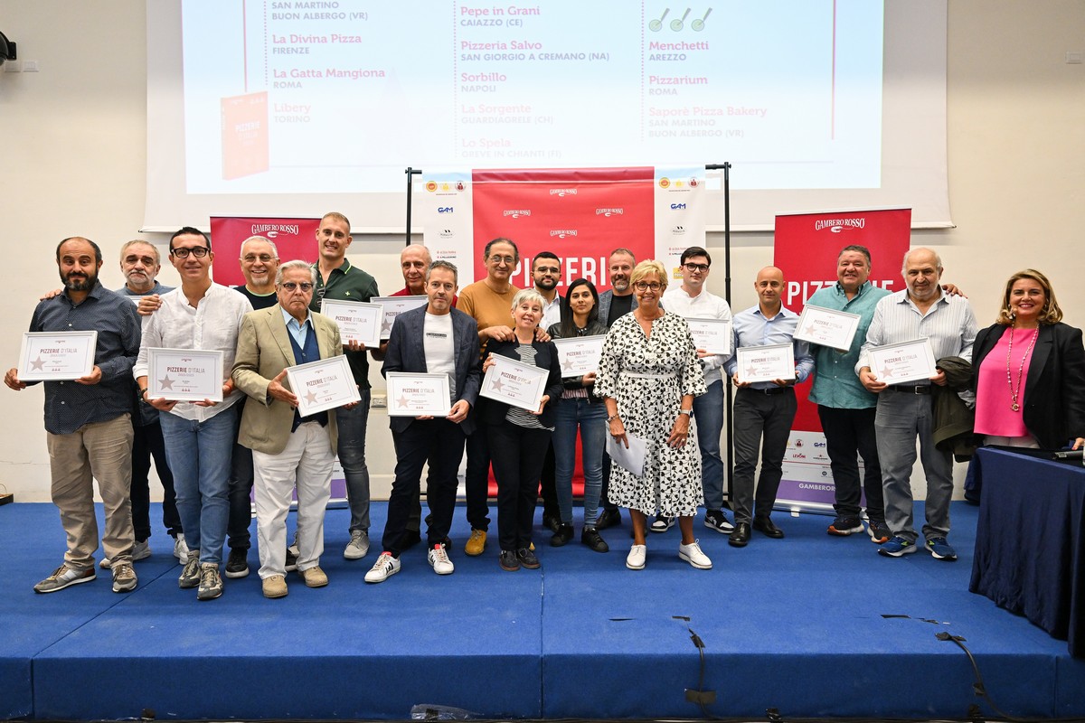 Guida Pizzerie d Italia 2023 di Gambero Rosso. Premiazione e